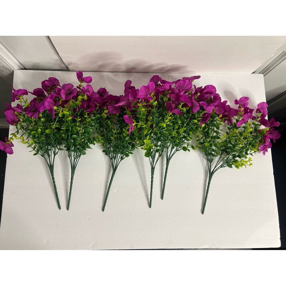 Artificial Flower Raspberry Color Bushes - Picture 2 of 5